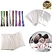 600 Pcs BPA-Free Lollipop Set Including 200 pack Lollipop treat Sticks,200 Pieces of Lollipop Parcel Bags and 200 Pieces of Wire Lines(8 Different Colors)