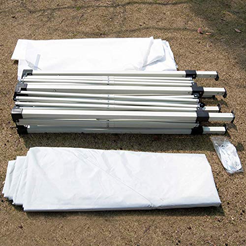 NSdirect 10 x 20 ft Pop Up Outdoor Canopy Tent,Heavy Duty Easy Portable Wedding Party Tent Carrying Bag Adjustable Folding Gazebo Pavilion Patio Shelter with 6 Removable Side Walls Tent,White - Thumbnail 5
