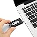 [App Upgraded] 128GB iPhone USB Flash Drive, iOS Memory Stick, iPad External Storage Expansion for iOS Android PC Laptops (Black)