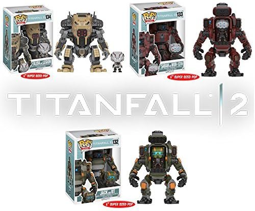 Titanfall 2 Jack Pop and BT Titan Vehicle, Sarah Pop and MOB-1316 Titan Vehicle, Blisk Pop and Legion Titan Vehicle! Set of 3 by Titanfall