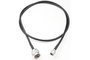 ANHAN N Male to Mini UHF Male Coaxial Cable Mini UHF Coax Cable N Type Coaxial Cable CB Antenna Radio Extension Jumper 3.28 Ft/1M 1Pack