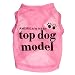 Ollypet Dog Clothes America's Next Top Model Cotton Dog Shirt Pet Vest Pink S