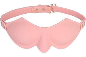 Silicone Eye Mask Blindfold SM Play Cosplay Role Play Costume Accessory Adjustable Eye Cover Valentine’s Day