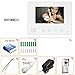 MOUNTAINONE 3 Apartment/Family Video Door Phone Intercom System 1 Doorbell Camera with 3 button 3 Monitor Waterproof