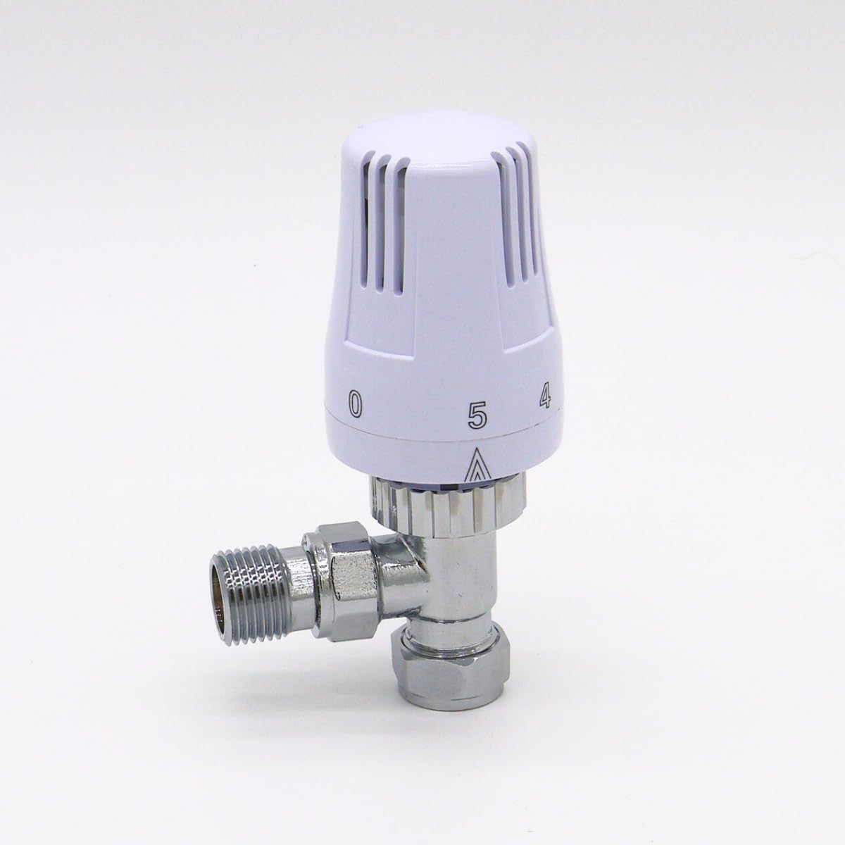 Plumb Bliss Thermostatic TRV Valve (15mm x 1/2") Angled (1)