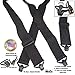 Holdup Airport Friendly/No Buzz Suspenders for Men (Black 2