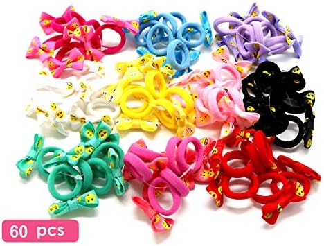 Charlotte 60 Pcs Baby Hair Bands Hair Ties Ponytail Holder For