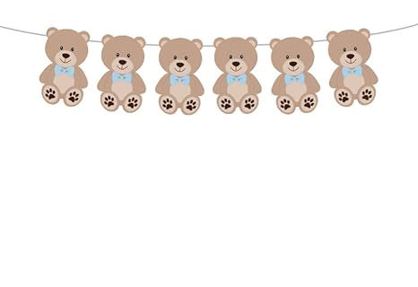 5 Tall Teddy Bear Garland Teddy Bear Banner Teddy Bear