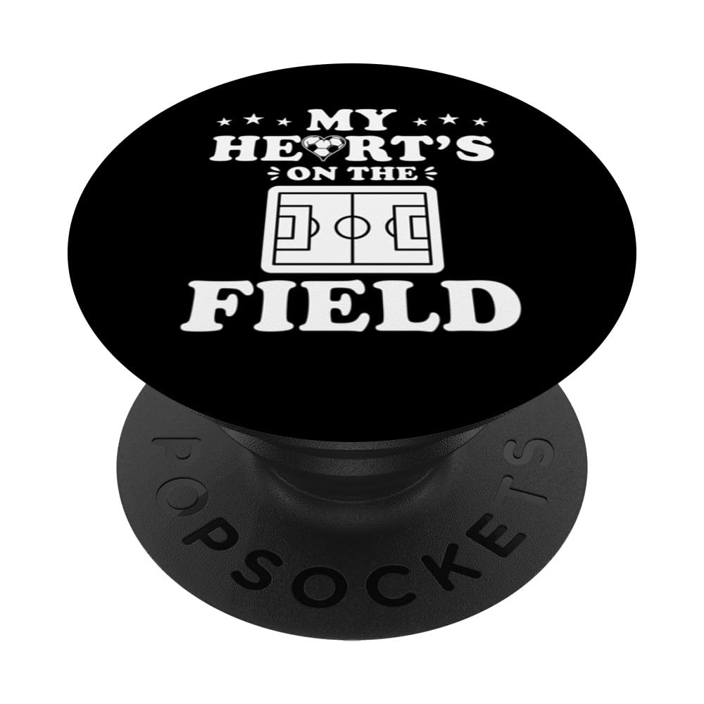 Soccer Mom Game Day My Heart´s On The Field Soccer Mom PopSockets Swappable PopGrip