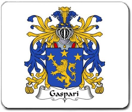 Gaspari Family Crest Coat of Arms Mouse Pad