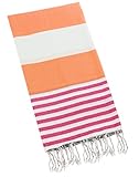 Swan Comfort 100% Cotton Pestemal Turkish Bath Towel, 39