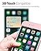 iPhone 7 Plus Screen Protector, Fosmon TOUCH [HD Clear 3D | Full Coverage | Tempered Glass] Color Layer 9H Hardness Oleophobic Coating Glass Shield for Apple iPhone 7 Plus (Rose Gold)