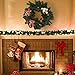 Christmas Garland Decorations 9 ft Unlit Christmas Garlands Artificial Pine Garland Christmas Wreath Mantle Decoration for Indoor Outdoor Non-Lit Green