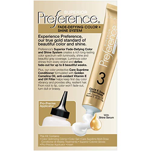 L'Oréal Paris Superior Preference Hair Color, Light Brown - Image 3