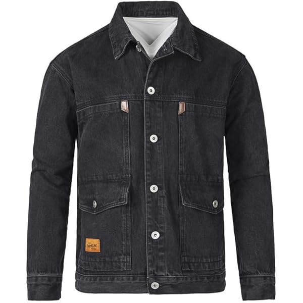 Buddhi Mens Fleece Lined Jean Jacket Winter Sherpa Windbreaker