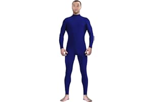 Aniler Men's and Women's Spandex Headless and Without Gloves Socks Zentai Costume Bodysuit Stretchy Cosplay Unitard Body Suit