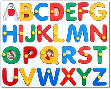 Little Genius Alphabets Picture Tray (ABC) with Knob