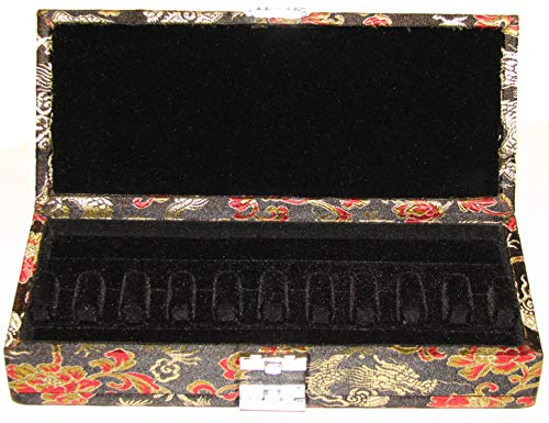 20-Reed Bassoon Reed Case Silk (Black/Gold)
