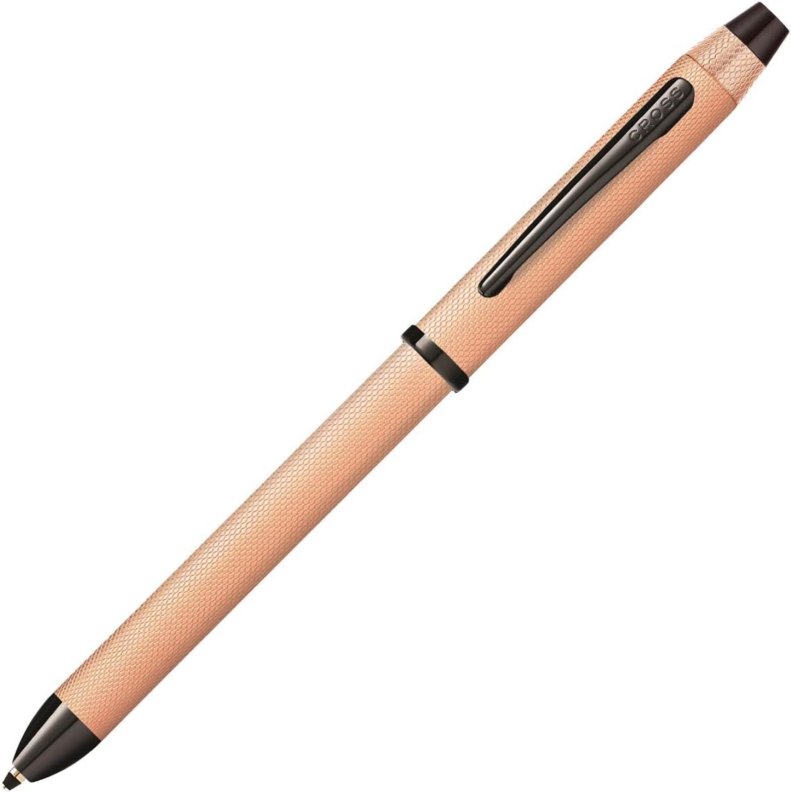 CROSS Tech3+ Brushed Rose-Gold PVD Multifunction Pen with Stylus and 0.5mm Lead