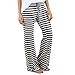 Women Pants,Haoricu Summer Women Stripe Prints Drawstring Wide Leg Pants Leggings