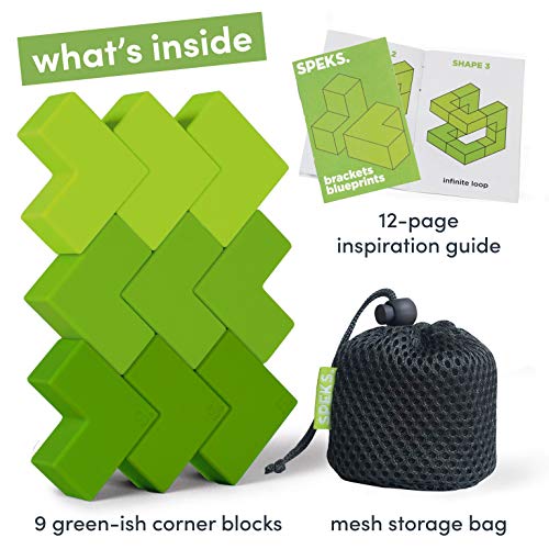 Speks Blocks Brackets. Magnetic Blocks for Adults. The World's Best Desk Toys.