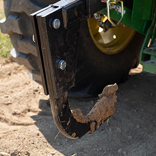 Titan Attachments Hitch Mounted Ripper Box Scraper V2, 16in Shank, Fits