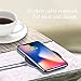 Wireless Charger, Ubegood Wireless Charging Pad for iPhone X, iPhone 8/8 Plus, Galaxy S8/Note 8, Nexus 4/5 / 6 (with all Qi Enabled Phones), Black