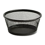 Rolodex Mesh Collection Jumbo Paper Clip Holder, Black (62562)