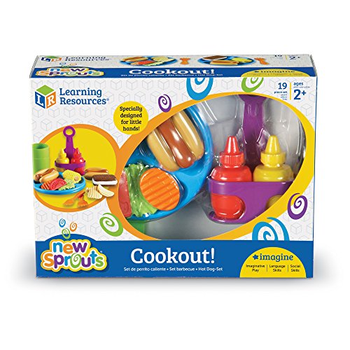 Learning Resources New Sprouts Cookout! Food, 19 Pieces