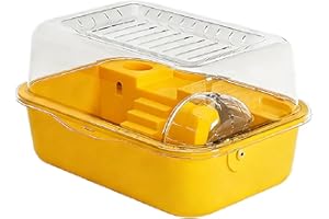 Large Hamster Cage, Transparent Double Layer for Play Helping and Strengthen Relationship Rats Sugar Glider Hedgehog Rabbits 