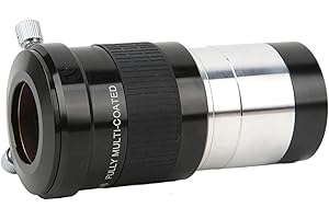 2 inch 2X Barlow Lens Multi-Coated Metal Barlow Lens for 2in Telescopes Eyepiece with 2in to 1.25in Adapter Ring for Telescop