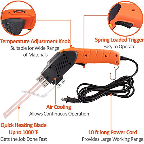 JIADING Pro Electric Hot Knife Foam Cutter Styrofoam Cutting Tool Kit