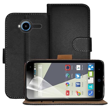 betterfon | Wallet Buch Handy Tasche Hülle Etui Book Case Flip Cover Schutz Hülle für ZTE Blade L3 Schwarz