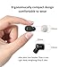 NENRENT S610 Bluetooth Earbud, Smallest Mini V4.1 Wireless Bluetooth Headset Headphone Earphone with Car Charger Mic Hands-Free Calls for iPhone iPad Samsung Galaxy LG HTC and Smartphones (Black)