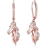 Horse Earrings for Women 925 Sterling Silver Horse Earrings Kentucky Derby Jewelry Gifts for Women