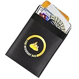 Fireproof Document Bag 15 x 11” for Money, Documents, Jewelry and More + FREE Waterproof Phone Pouch with EVERY purchase