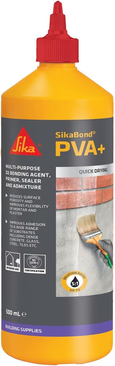Sika SikaBond PVA+ General Purpose Bonding Agent 500ml
