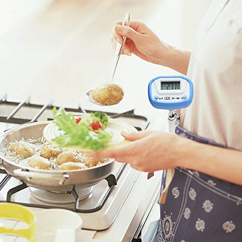 CEM DT-130 Digital Cooking Thermometer with Probe Instant Read for Food,Meat,Liquids,Home,Kitchen,Gardening,Laboratory -40Â°C to 250Â°C (-40Â°F to 482Â°F)