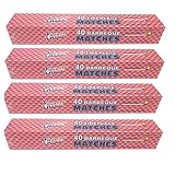 4 Boxes - 11" Fireplace Matches, Long Reach, 160