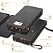 Solar Charger 10000mAh, 4.5W Qi Wireless Charger Portable Power Bank External Battery Pack with 3 Solar Panels, Flashlight, Dual 5V/2.1A USB Port, IP65 Rainproof for Camping Hiking Fishing (Black)