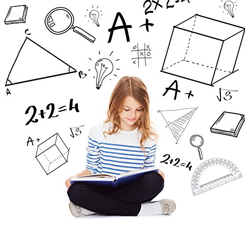 Leline’s Plastic Protractor 180 Degree, 24Pcs Student Math Protractors 6-Inch Long, Clear