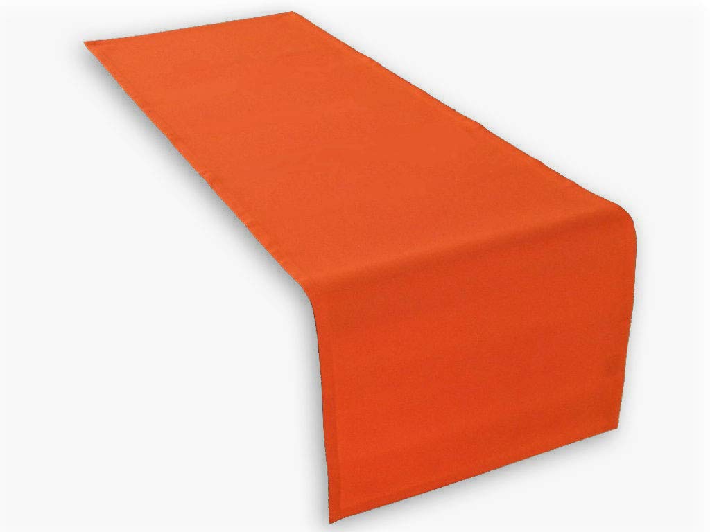 Lemos Home Cotton Table Runner 45 x 150 mm, Orange, 45x150 cm