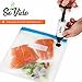 SoVide 20 Premium Sous Vide Airlock Vacuum Bags for Anova Cookers in 3 Sizes - BPA Free Reusable Easy Clean For Perfect Food - Hand Pump - 4 Holding Clips, 2 Sealing Clips & Cooking Guide