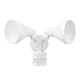 Globe Electric 180-Degree 240 W Twin Head White
