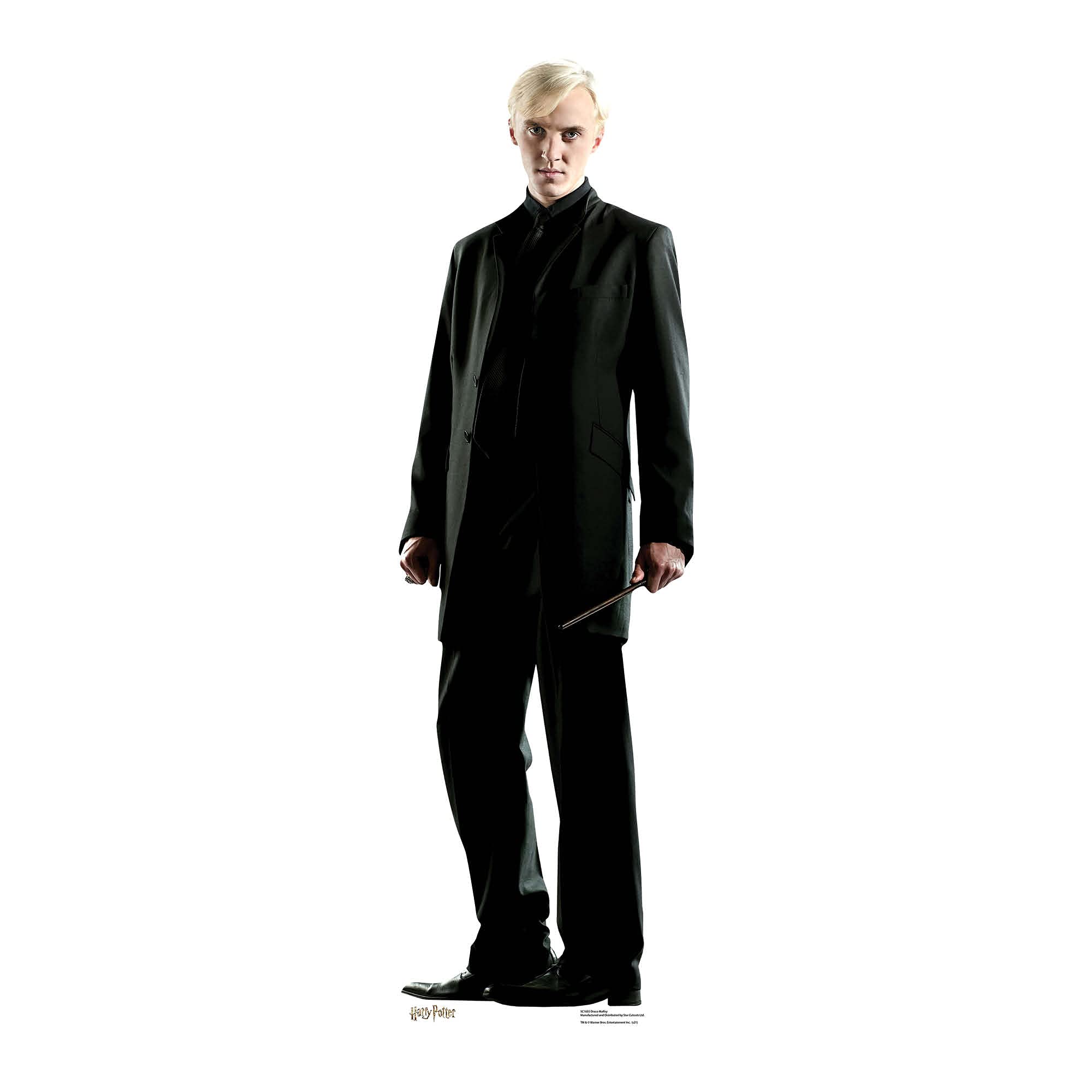SC1655 Draco Malfoy Tom Felton Small Cardboard Cutout – Official Harry Potter Display for Bedrooms, Parties & Gifts