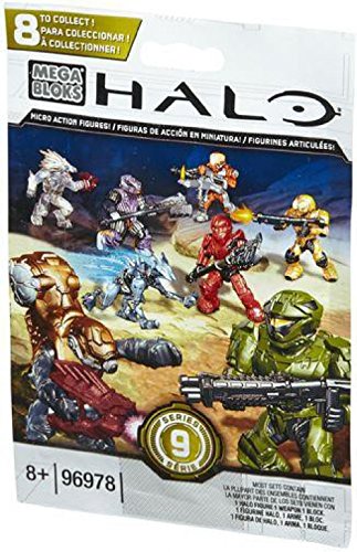 Halo Mega Bloks Series 9 Minifigure Mystery PACK [1 RANDOM Mini Figure]