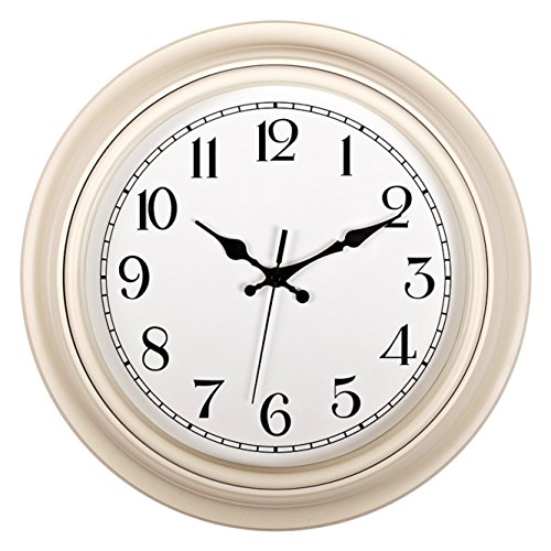 Buy Foxtop 14inch Large Non Ticking Silent Wall Clock Decorative
