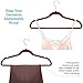 Zober Premium Quality Space Saving Luxurious Velvet Hangers Strong and Durable Hold Up to 10 Lbs - 360 Degree Chrome Swivel Hook - Ultra Thin Non Slip Suit Hangers, Royal Red/Burgundy - 50 Pack