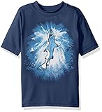 The Children's Place Little Boys' Graphic Rashguard Swim Shirt, Captain Navy, XS (4)