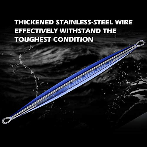 Goture Thunfisch Lures Vertikale Salzwasser-Jigs / Glow Lead Jigs / 80g 100g 150g 200g 250g / Tiefsee-Angelköder… – Bild 6